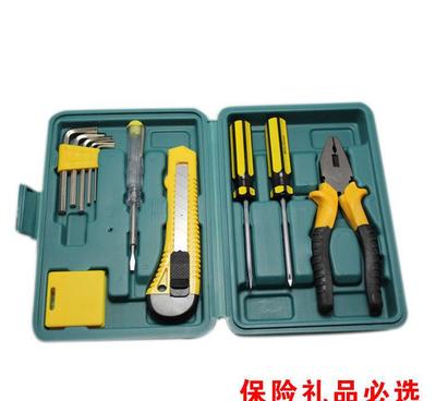 保险礼品12套件家用五金组合套工具8012B 多功能汽车应急工具的理想选择